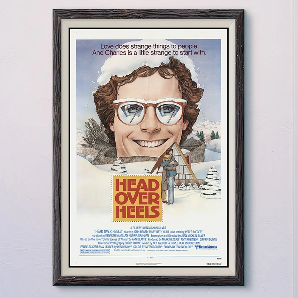 

N144 HEAD OVER HEEIS Vintage Classic Movie Wall Silk Cloth HD Poster Art Home Decoration Gift
