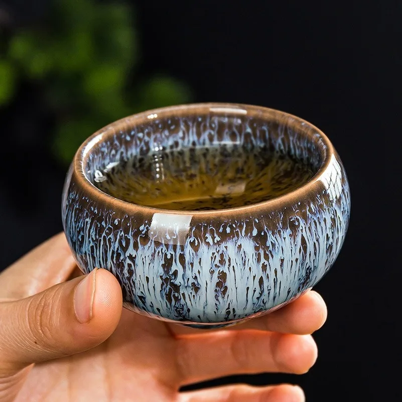 85ml Tea Set Teaware  Tea Set Cup Ceramic Chinese Style Tea Cup Set  Gongfu Tea Set  Colorful Glazed Tea Set
