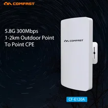 Routeur WIFI extérieur haute puissance 5.8Ghz CPE 3KM, pont POE 11dBi antenne sans fil, Nano station répéteur