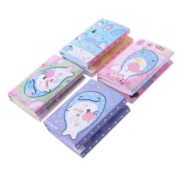 

Cute Happy Whale 6 Folding Memo Pad Sticky Note Memo Notepad Bookmark Stationery