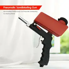 90PSI портативный гравитационный пневматический небольшой Пескоструйный пистолет пескоструйная машина домашний DIY Пескоструйный станок набор инструментов