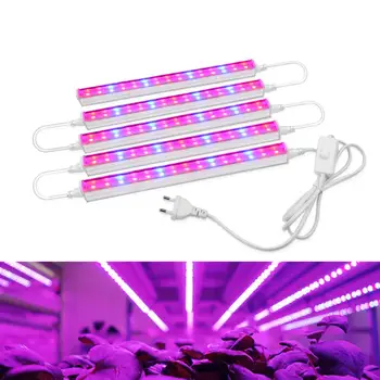 

LED Grow Light Full Spectrum 29cm 6W T5 Tube 2835 AC 220V 110V 90-265V LED Phyto Lamps for Plants Flowers Greenhouses Hydroponic