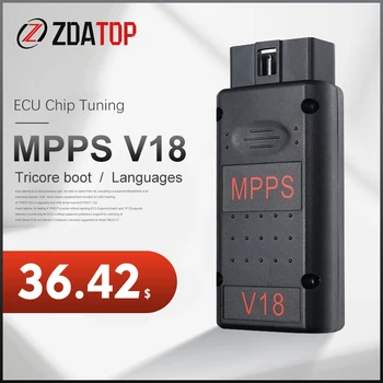 

MPPS V18 Better Than MPPS V16/V13 Version V18.12.3.8 MAIN+TRICORE+MULTIBOOT With Breakout Tricore Cable Car Tool