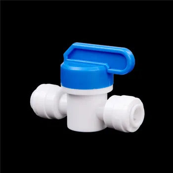 

ZLinKJ 1/4" - 1/4" PE Pipe Fitting Hose Quick connector Ball Valve Backwash Controlled Brand New