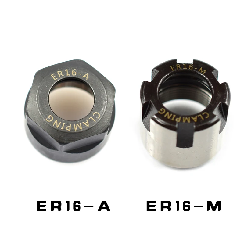 1pcs spring collet nut ER8 ER11 ER16 ER20 ER25 ER32 ER40-A type M type UM chuck nut for CNC machining center