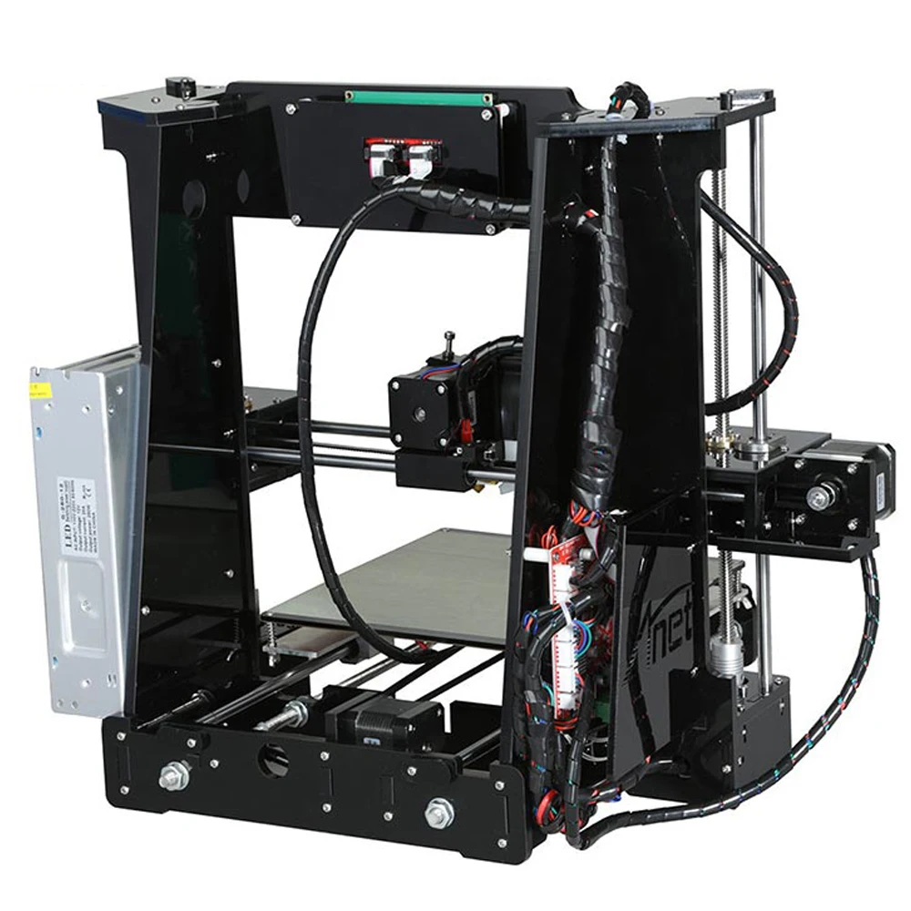 Anet A6 A6L авто-выравнивание DiY 3d принтер Высокая точность Reprap i3 DIY с нитью большой размер печати 220*220*250 мм