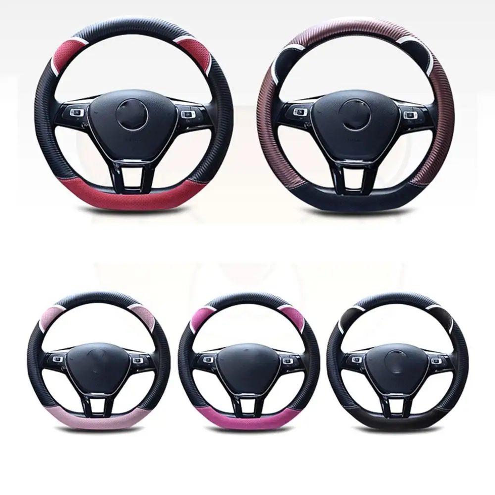 Чехол рулевого колеса автомобиля четыре сезона короткий плюшевый чехол на руль зимний чехол на руль с рисунком