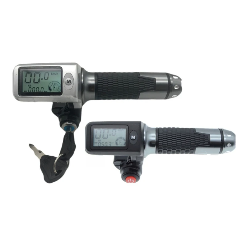 speedometer/odometer+throttle+LCDdisplay36v48v60v+lock/cruise+battery indicator electric scooter bike MTB tricycle DIY part ebike conversion kits ebike throttle lock