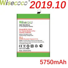 Wisecoco BN40 5750 мАч новая продукция батарея для Xiaomi Redmi 4 Pro Телефон Высокое качество Ремонт Замена+ номер отслеживания