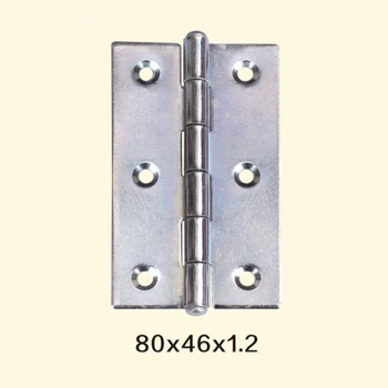 

Freeshipping 80*46*1.2mm Iron Metal Hinge Sewing Machine Folding Table Furniture Flip Tray Hinges Big Door Hinges
