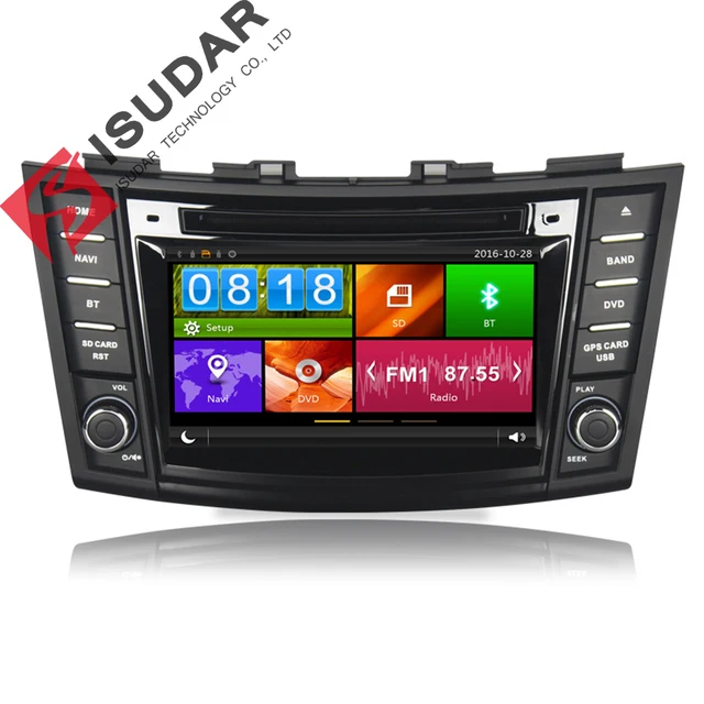 $US $148.58 Isudar Car Multimedia Player Car Radio GPS 2 Din For SUZUKI/SWIFT 2011 Remote Control Tire Pressure