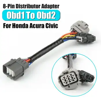 

Obd1 To Obd2 8Pin Distributor Adapter Jumper Harness Dizzy For Honda for Acura for Civic