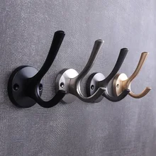 

Simple Nordic hanging hook copper single clothes cloakroom hook American black single hook wall hook