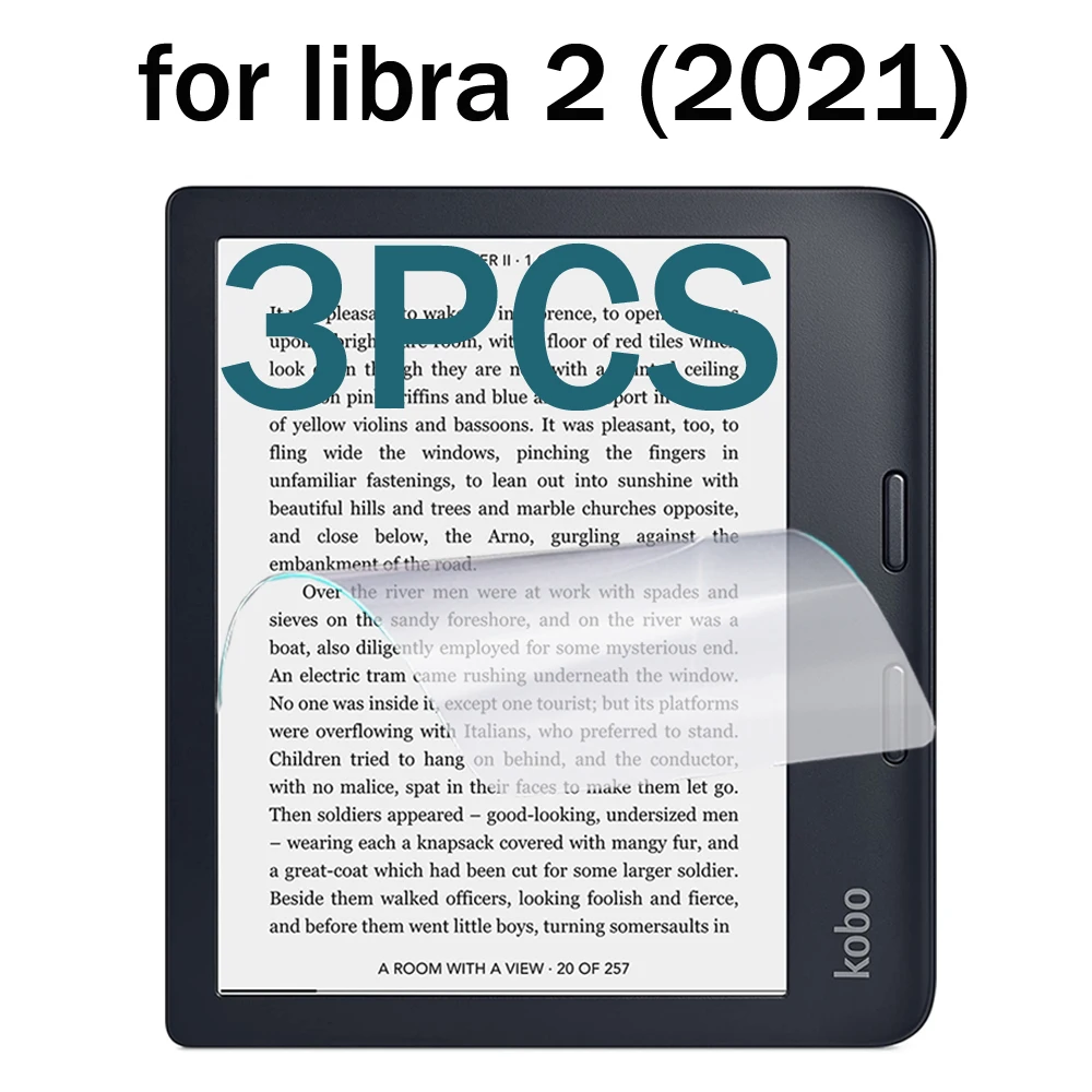 Soft PET screen protector for Kobo libra 2 2021/Kobo Libra H2O H20 2019