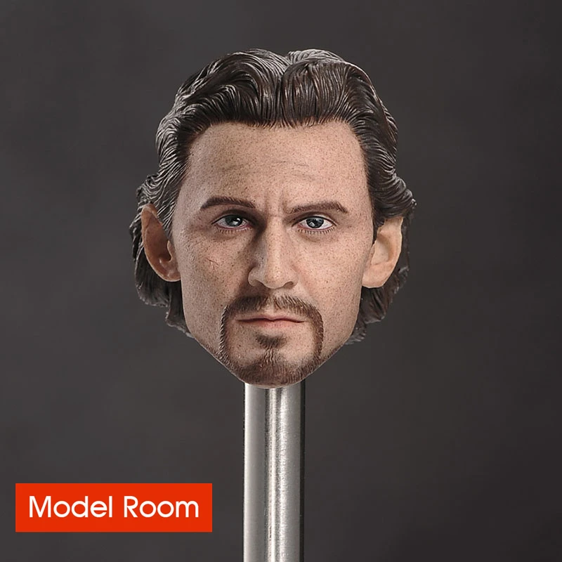 1/6 Sheriff Rick Head Sculpt A-22 Male Carved Fit 12'' Male Body Action Figure 