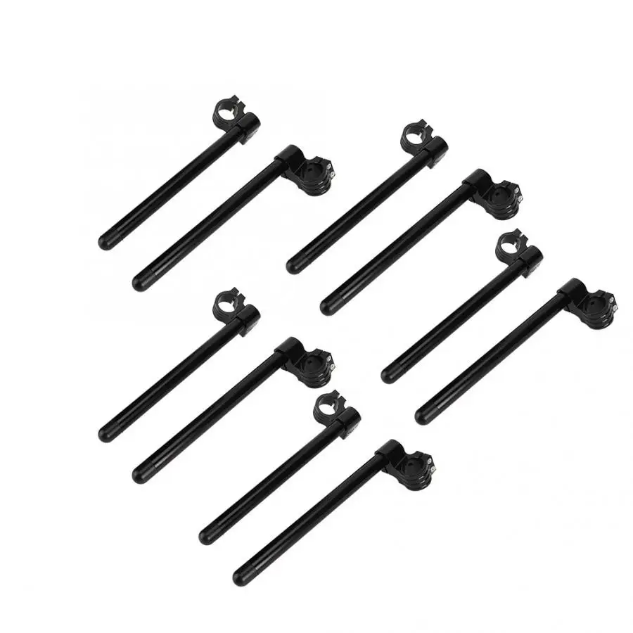 2шт Рули универсальные мотоциклетные модифицированные разделительные алюминиевые ручки черный