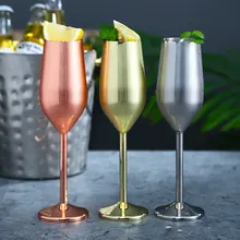 Нержавеющая сталь чашка для шампанского бокал вина коктейльное