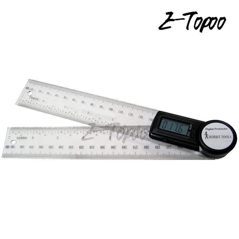

Hobbit Tools Genuine Product 0-9999 Degree Household Type Digital Display Angle Ruler Versatile Angle Ruler