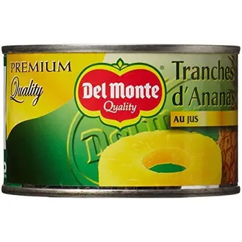 

Del Monte Tranches d'Ananas au Jus 3 Boîtes de 220 g