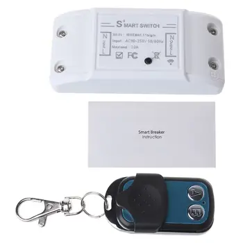 

1Set AC90-250V Wireless Remote Controller WiFi Smart Switch 433Mhz RF Receiver