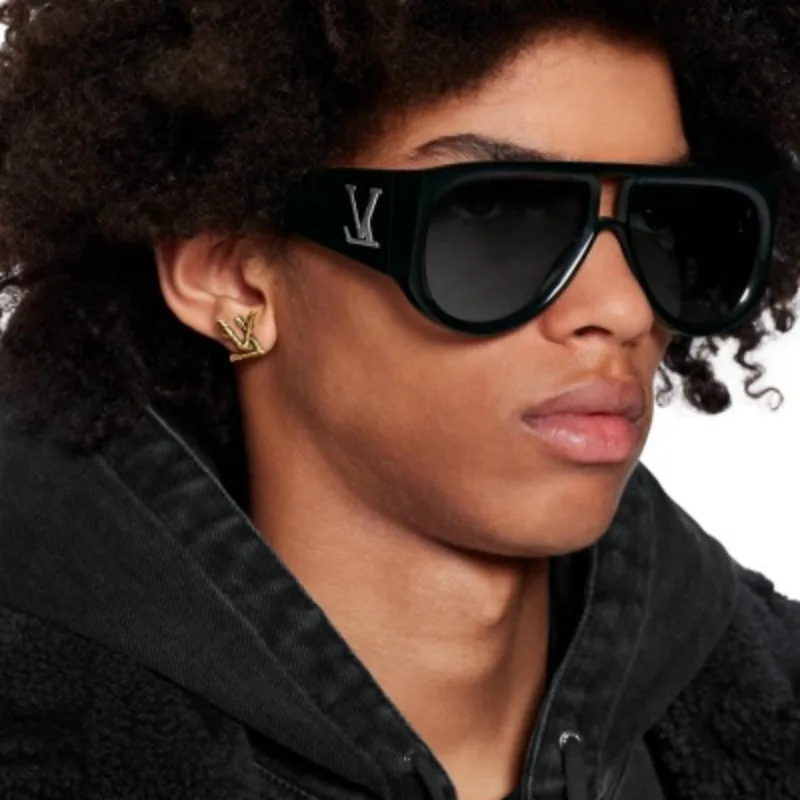 

Luxury Brand Designer L Home Sunglasses Men Women Thick Frame Glasses Mens UV400 Male Celebrity