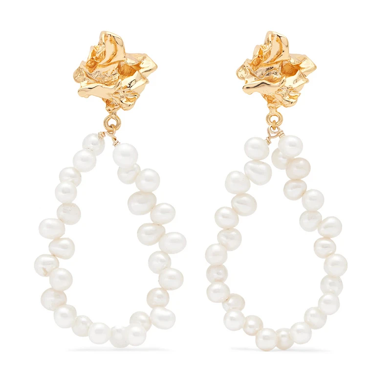 Этнические женские модные серьги в Корейском стиле joyas sieraden Alibaba Aliexpress шпильки серьги с черным жемчугом вечные жемчужные модные ювелирные изделия повязки chaviro anel gypsy aros de moda - Окраска металла: earring 7