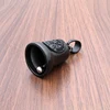 Punk Stainless Steel Black Plated "Helm Of Awe" And "Viking Vegvisir" Viking Rune Compass Bell Pendant 2