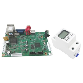 

2 Pcs Accessories: 1 Pcs 32Chx1080P NVR Board H.265 NVR Network Video Recorder IP Camera & 1 Pcs 5-80A LCD Digital Display Singl