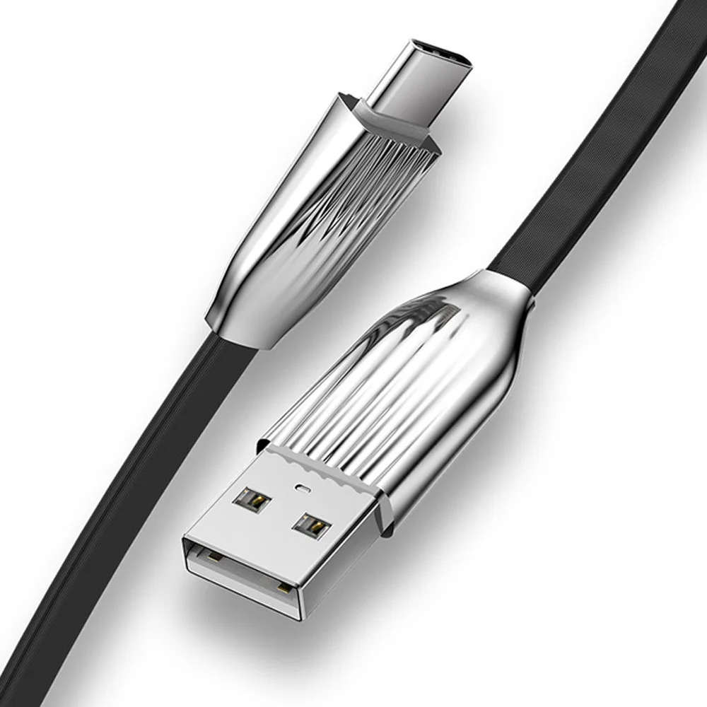 FDBRO светодиодный светильник Micro USB кабель для передачи данных Быстрая зарядка USB кабель питания для IphoneX Xr 8 8plus 7 7plus 6 6s 6s p huawei Xiaomi - Цвет: T-C-black
