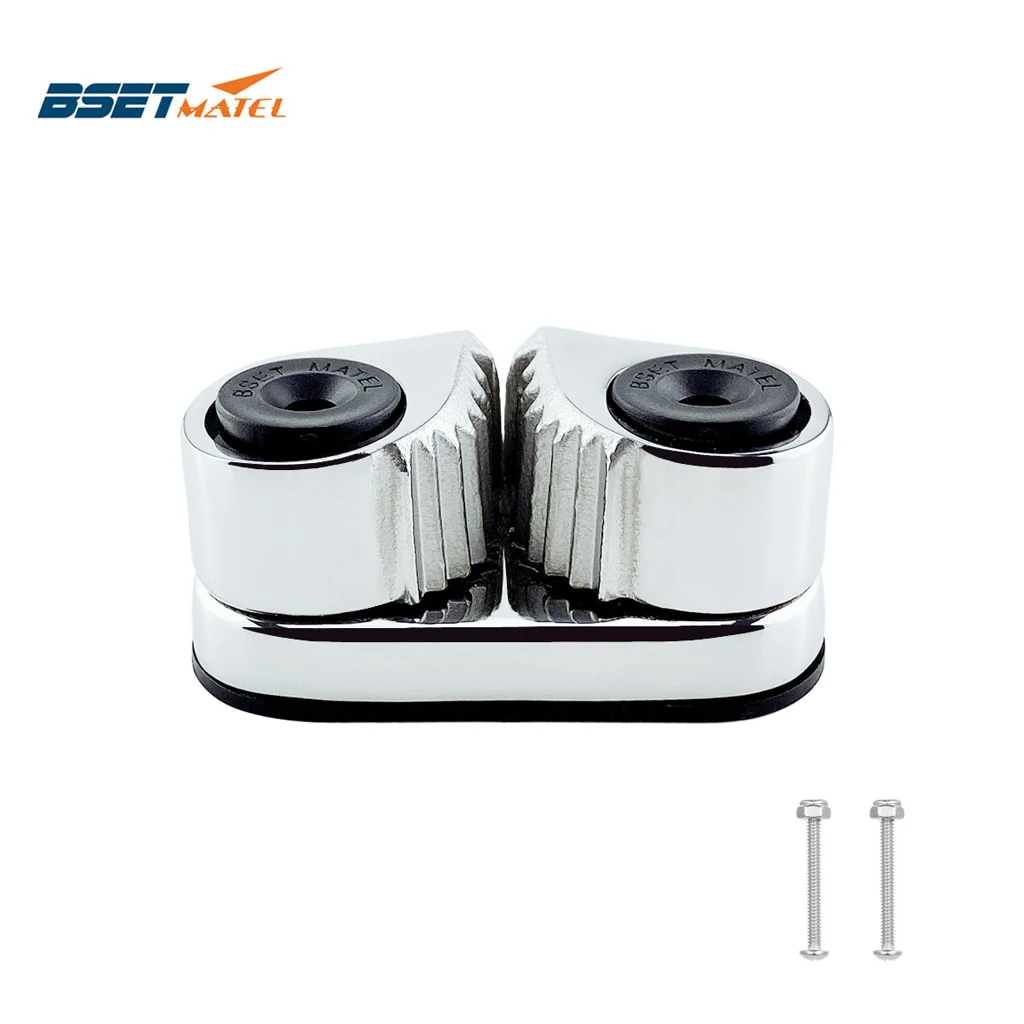 

316 Stainless Steel 2 Row Matic Ball Bearing Cam Cleat Pilates Equipment Marine Boat Fast Entry Rope Wire Fairlead Sailing