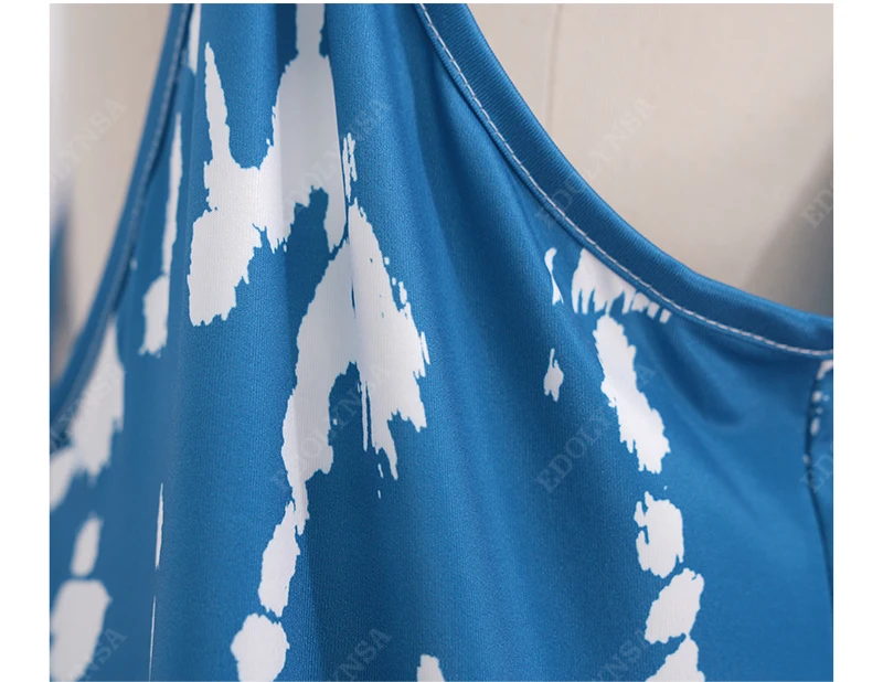 2020 Bikini Cover-ups Boho Spaghetti Strap Jumpsuit Plus Size Cotton Dress Beach Swimsuit Cover Up Sexy V-neck Beach Tunic A328