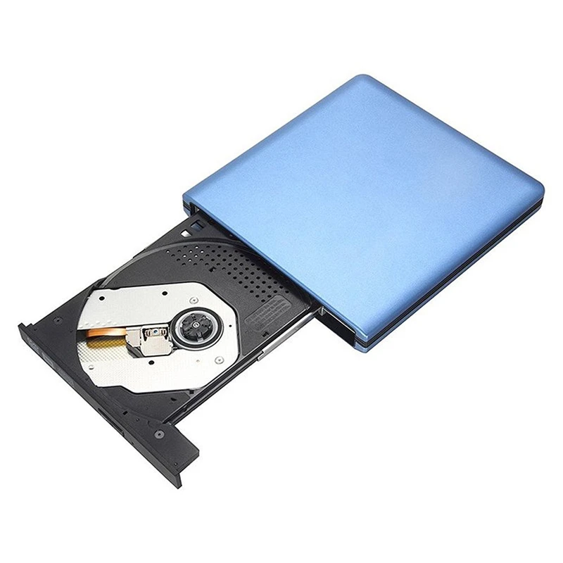 dvd drive Bluray Горелки USB 3,0 внешний привод BD-RE CD/DVD RW Writer Play 3D 4K Blu-Ray диск для ноутбуков ноутбук windows 10 - Цвет: dvd drive