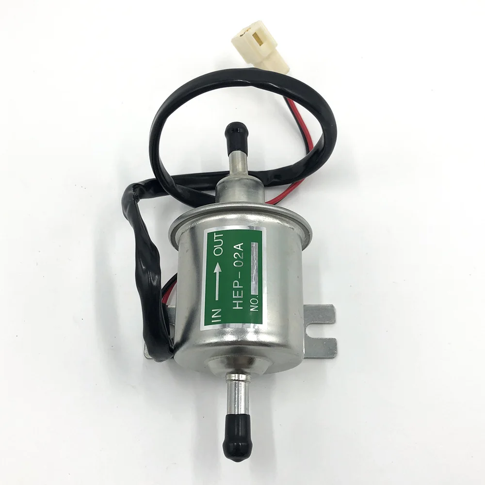 Universal 12V HEP-02A Fuel Transfer Pump Inline Electric Low Pressure Fuel  Pump Gas Fuel Pump - AliExpress
