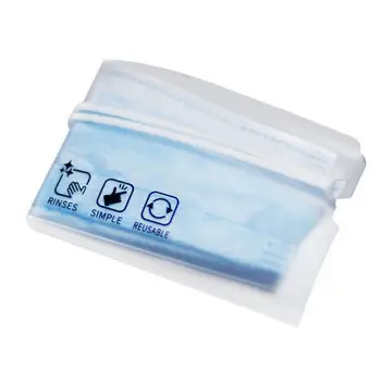 

1/5Pcs Foldable Disposable Dust Mask Storage Box Recycled Dustproof Face Mask Storage Clip Container Case Masks Storage Bag 2020