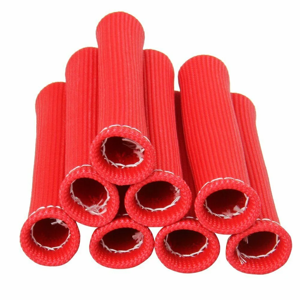 Spark Plug Wire Boots Heat Shield Protector Sleeve For BMW Honda Toyota Chevy Ford Universal spark plug wire protector