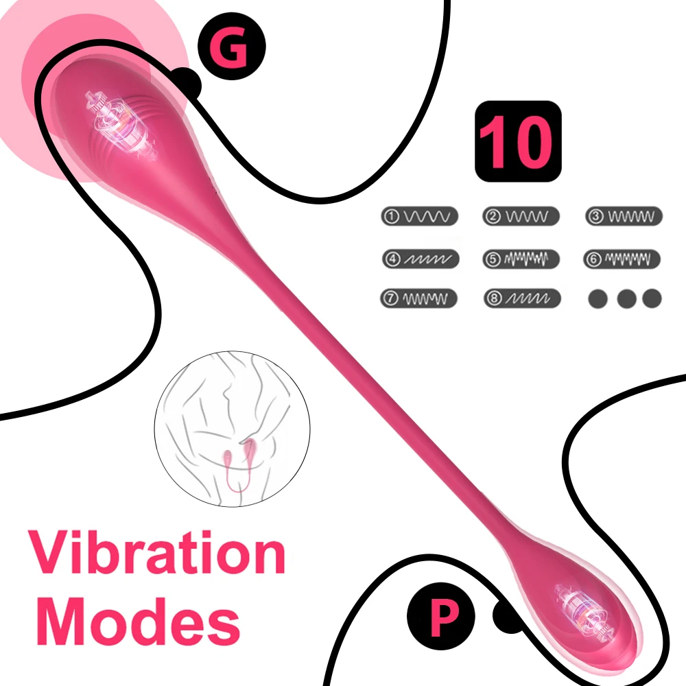 Double Head Dildo Vibrator Sex Toys For Women Couples Vagina G-Spot Clitoris Stimulation Anal Plug Female Vibrators For Women