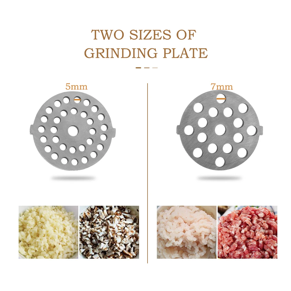 ITOP High Quality Electric Meat Grinder Household Sausage Stuffers Stainless Steel Meat Mincers Heavy Duty Machine 110V/220V 5