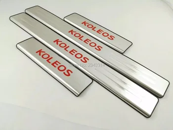 

Car Door Sill Cover Accessories For Renault Koleos Auto Stainless Steel Scuff Pedal Protector Styling Sticker 2017 2018 2019