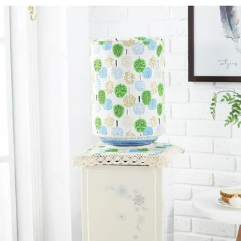 

Printed Cartoon Flower Cloth Art Drinking Fountains Barrels Water Dispenser Dust Cover Household Merchandises Protector