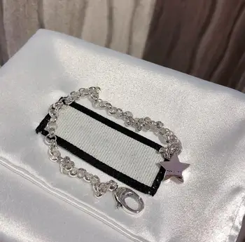 

TIF 925 sterling silver bracelet, exquisite workmanship, classic micro-scale fashion gift Original Classic LOGO Jewelry gift