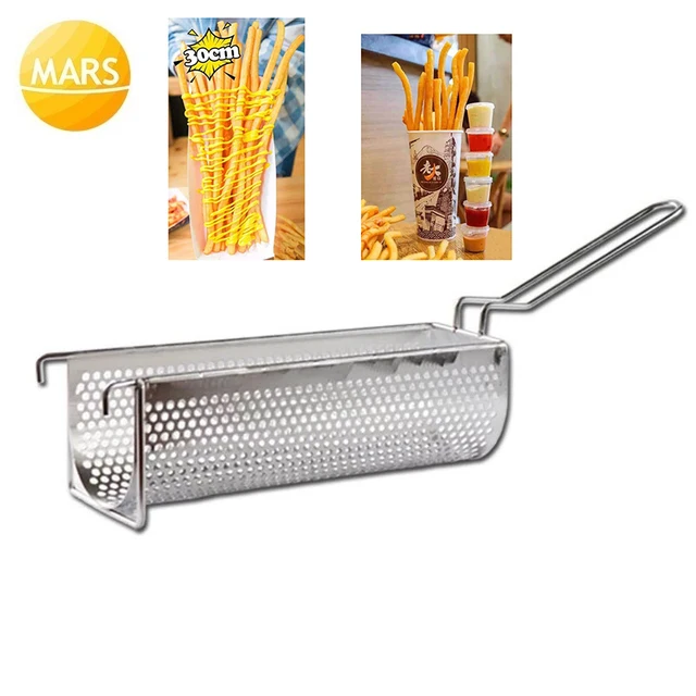 ロングサイズポテトポテトバスケット30cm 食品機器超長フライドポテト作り器 ポテト押出機 new 店舗用 業務用 家庭用 french fries 揚げ機械 おすすめ 食品機器超長フライドポテト作り器 ロングサイズポテトポテト