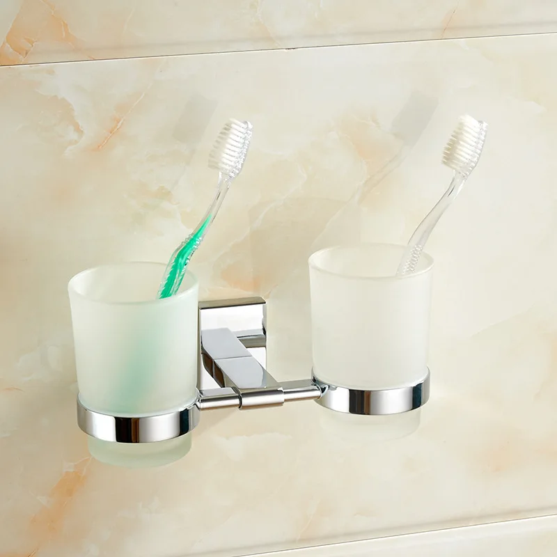 

Vidric entire copper chrome bathroom utility Biscalix toothbrush cup holder cup rack toilet bis