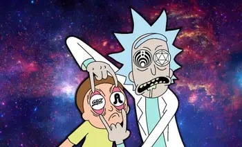 

Rick And Morty artwork flag 3ftx5ft Banner 100D Polyester Flag