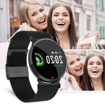 

Sports Smart Watch IP67 Waterproof Tracker Heart Rate Blood Pressure Monitoring Stainless Steel Band Sports Tracker Ios Android