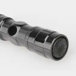 Mini lampe de poche à LED noire, imperméable et pratique pour la Police, idéale pour le Camping et les activités en plein air 