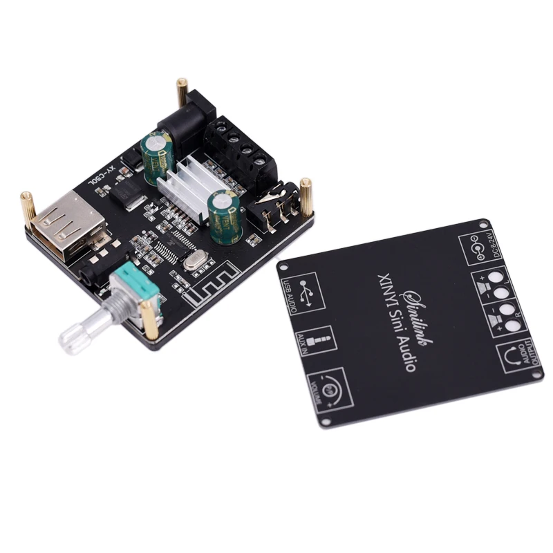 Audio Speakers DIY Bluetooth 5.0 High Power Digital Amplifier Stereo Board AMP Amplificador Audio AUX 3.5mm USB sound card - 5
