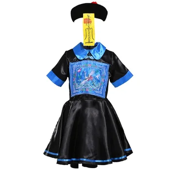 

Kid's Chinese Zombie Cosplay Costume for Stage Performance Unisex 2pcs Zombie Outfit for Halloween Make Up Party Carnival Party