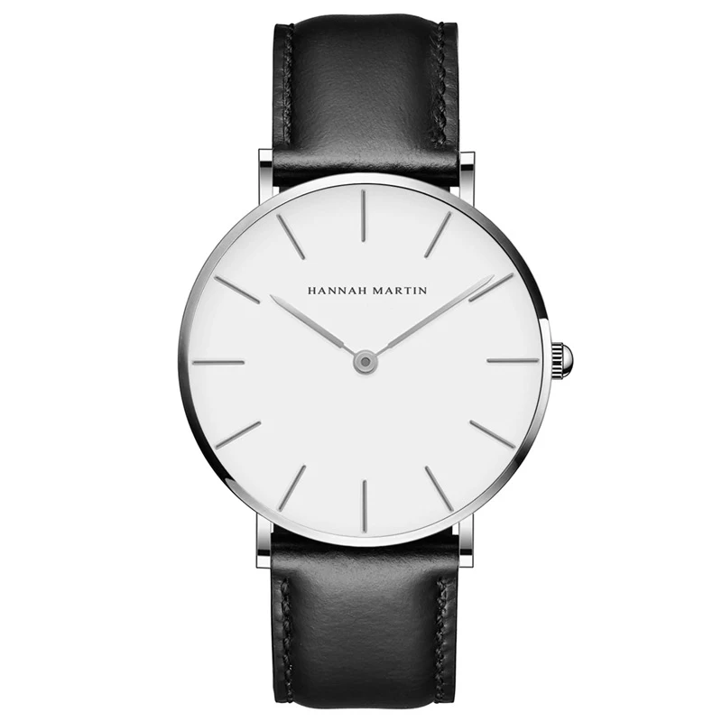 

Design Creative High Quality Japan Quartz Movement Men Casual Simple Leather Wrist Watch Fashion Waterproof Zegarki Meski