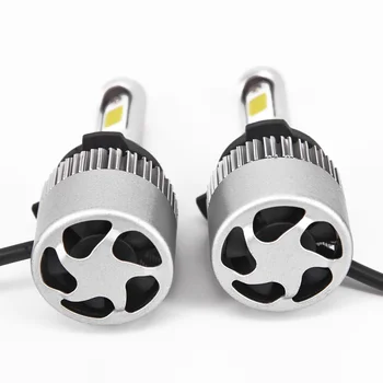 

2pcs Headlight 360 Degrees White 40W 6000K High/Low 8000LM 9012 Headlights Bulbs Lamp Replacement Pack