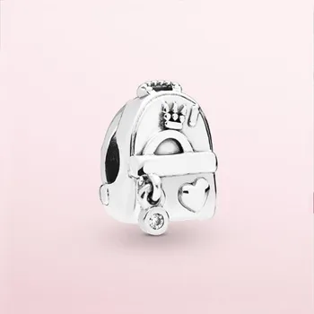 

Authentic 925 Sterling Silver Beads Innovative Backpack Beads For Explorers Fit Original Pandora Bracelet For Women Diy Jewelry